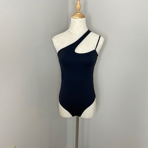 Abercrombie & Fitch One Shoulder Bodysuit
